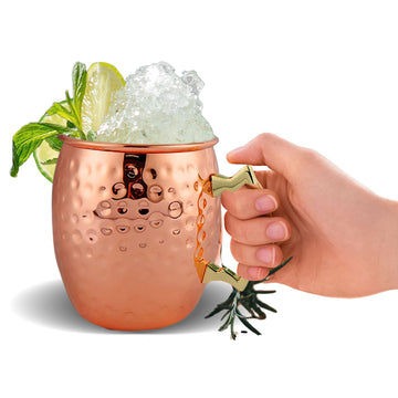 Hammered Finish Moscow Mule Mugs
